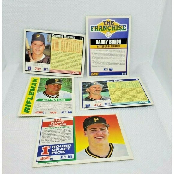 Pittsburgh Pirates 5 Baseball Card Bundle Score 91,The Franchise & Rifleman - Picture 2 of 12
